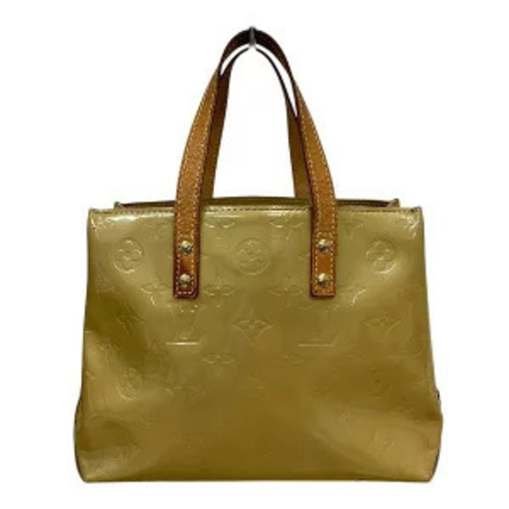 Louis Vuitton Lead Bag Vernis Handbag Tote Monogram Brown